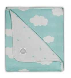 Babydecke Jollein Hydrophil Clouds Jade