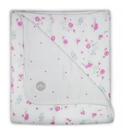 Babydecke Jollein Hydrophil Blooming Pink