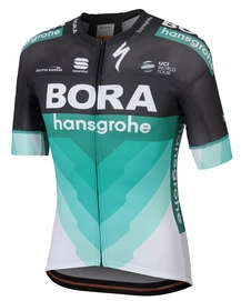 Fietsshirt Sportful Men Bora Bodyfit Pro Evo Jersey Black Green
