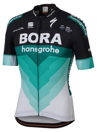 Fietsshirt Sportful Men Bora Bodyfit Team Black Green