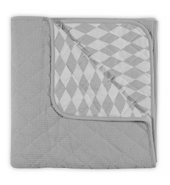 Babydeken Jollein Mini Waffle Grey
