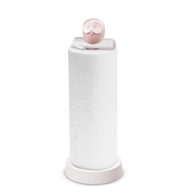 Keukenrolhouder Koziol Elli Cotton White-Powder Pink