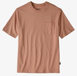 T-Shirt Patagonia Organic Cotton MW Pocket Tee Scotch Pink Herren
