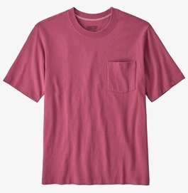 T-Shirt Patagonia Homme Organic Cotton MW Pocket Tee Star Pink