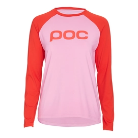 Fietsshirt POC Women Essential MTB LS Altair Pink Prismane Red