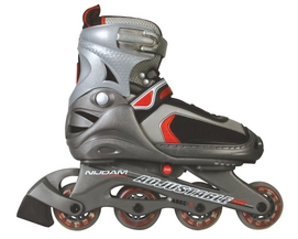Inline Skates Nijdam 52QF Softboot Zilver