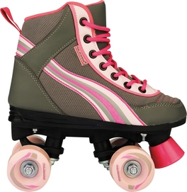 Patins à Roulettes Nijdam 52RJ Rainbow Softboot Gris/ Rose