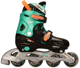 Inline Skates Nijdam 52SB Hardboot Zwart/Groen