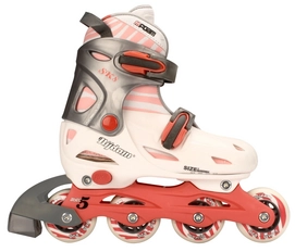 Inline Skates Nijdam 52SC Hardboot Roze/Antraciet