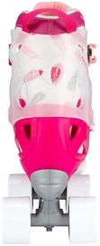 Rolschaatsen Nijdam Junior Verstelbaar Roller Rage Fuchsia Roze Zilver