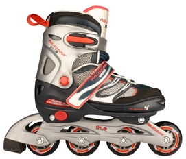 Inline Skates Nijdam 52SN Semi-Softboot Zilver