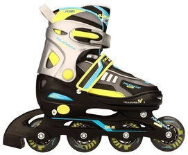 Rollers Nijdam 52SP Semi-Softboot Noir/ Citron