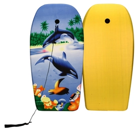 Bodyboard Waimea Print 52WT Geel