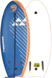 Planche de Surf Waimea EPS 114 cm Slick Board Bleu Orange