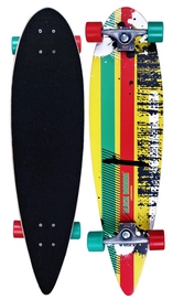 Longboard Black Dragon 36 Black Red Green
