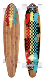 Longboard Nijdam 42" Kicktail Bambou Rasta