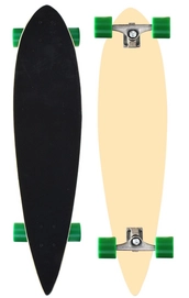 Longboard Nijdam 39" Pintail Noir Blanc