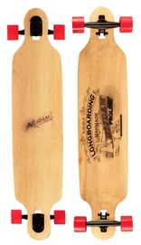 Longboard Nijdam 42" Drop-Through Noir Rouge