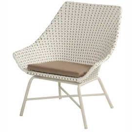 Loungestoel Hartman Delphine Lounge Chair Royal White Moccacino