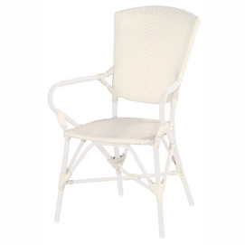 Tuinstoel Hartman Batavia Alu Chair White White Wicker