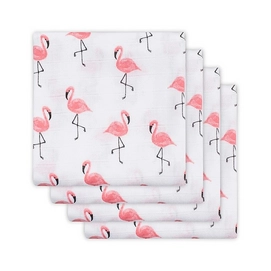 Hydrofiele Luier Jollein Flamingo (4-delig)
