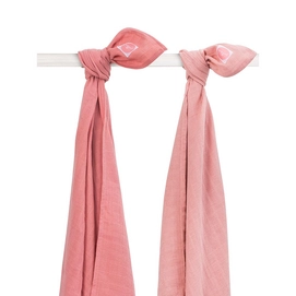 Multidoek Jollein Hydrofiel Duo Coral Pink (2-delig)