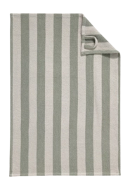 Kitchen Towel Cawö Piqué Cuisine Stripes Field/Nature (Set of 4)