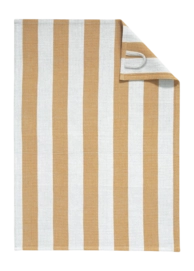 Keukendoek Cawö Piqué Cuisine Stripes Cinnamon/Platinum (Set van 4)