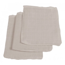 Washandje Jollein Hydrofiel Grijs (set van 3)