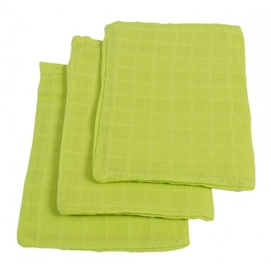 Washandje Jollein Hydrofiel Soft Lime (set van 3)