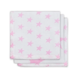 Monddoekje Jollein Hydrofiel Little Star Pink (3-delig)