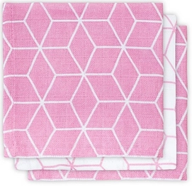 Monddoekje Jollein Hydrofiel Graphic Mauve (3-delig)