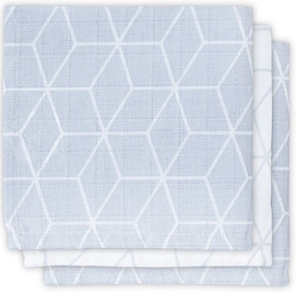 Monddoekje Jollein Hydrofiel Graphic Grey (3-delig)