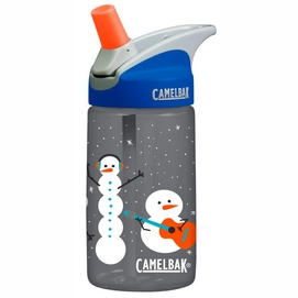 Wasserflasche CamelBak Eddy Kids Snowmen Black 0,4 L