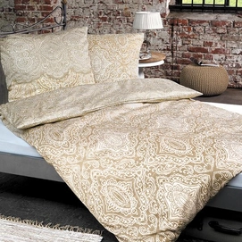 Bettwäsche Ibena Zeitgeist Oriental Beige Mako-Satin