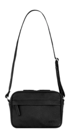 Sac à Bandoulière Arte Antwerp Texture Leather Bag Black
