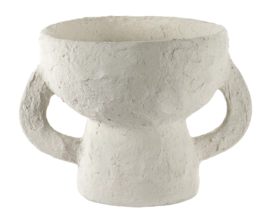 Vase Serax Earth Interior by Marie Michielssen White S 23 x 23,0 x 22,5 cm