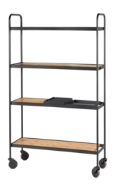 Désserte Serax Marie Furniture By Marie Michielssen Black Brown 100 x 35 x 170 cm
