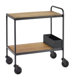 Kitchen Trolley Serax Marie Furniture By Marie Michielssen Black Brown 70 x 40 x 79 cm