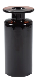 Vaas Serax Wind & Fire By Marie Michielssen Dark Brown L 18,5 x 18,5 x 40 cm