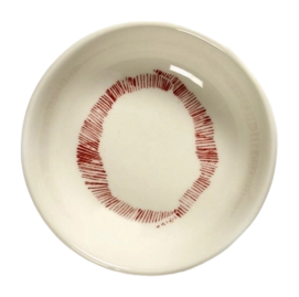 Schotel Serax Feast Tableware By Ottolenghi White Red XS 7,5 cm