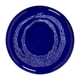 Assiette de Service Serax Festin Tableware By Ottolenghi Blue White 35 cm