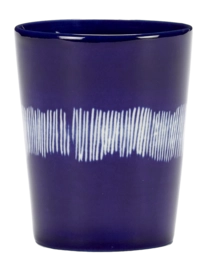 Teeglas Serax Feast Tablware by Ottolenghi Blue White 330 ml