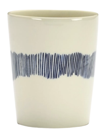 Teeglas Serax Feast Tablware by Ottolenghi White Blue 330 ml