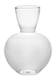 Vase Serax Pure Interieur von Pascale Naessens Transparent L 9,2 x 9,2 x 12,9 cm