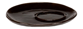 Untertasse Serax La Mère Tableware by Marie Michielssen Dark Brown 11 cm