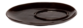 Saucer Serax La Mère Tableware By Marie Michielssen Dark Brown  14.5 cm