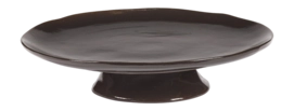 Serving Plate Foot Serax La Mère Tableware By Marie Michielssen Dark Brown 30.5 cm