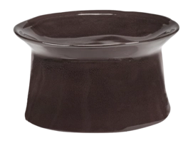 Diep Bord Serax La Mère Tableware By Marie Michielssen Dark Brown 19,5 cm