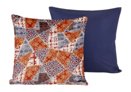 Housse Coussin Décoratif De Witte Lietaer Quilt Blue Ribbon 40 x 40 cm (Ensemble de 2)